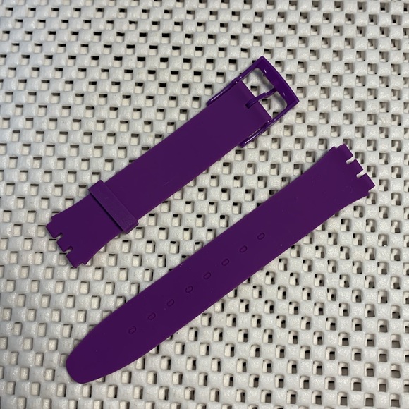 Purple Watch Band (Strap Only) - fits Swatch Skin model - Picture 2 of 2